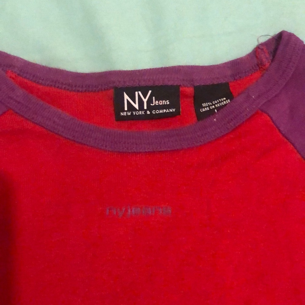 Two Tone Baseball Style Shirt